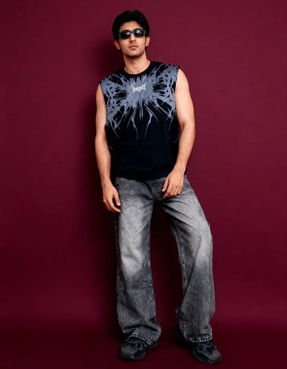 Unisex Oversized Phantom Print Tank