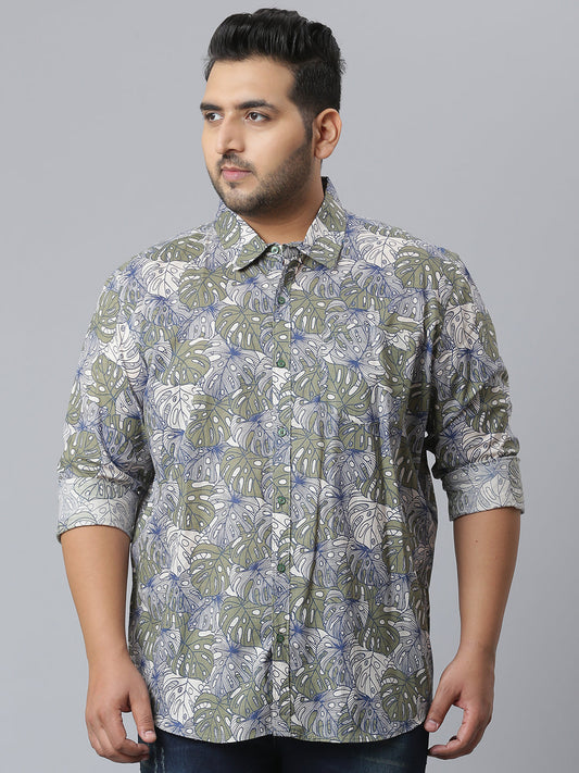 Stylish Floral Design Casual Shirt