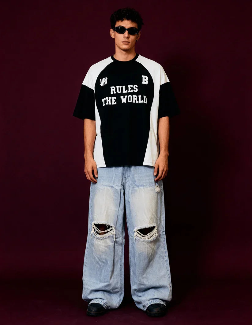 Rules The World Oversized Unisex T-shirt