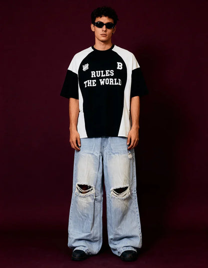 Rules The World Oversized Unisex T-shirt