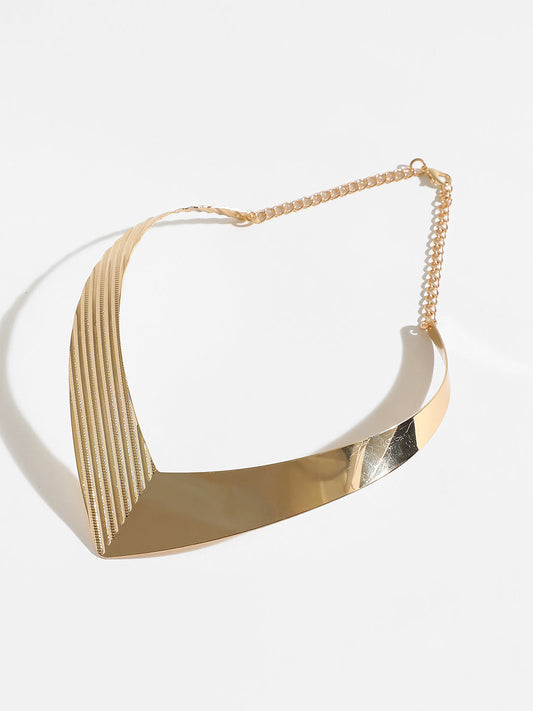 Gold Plated Designer Party Necklace For Women