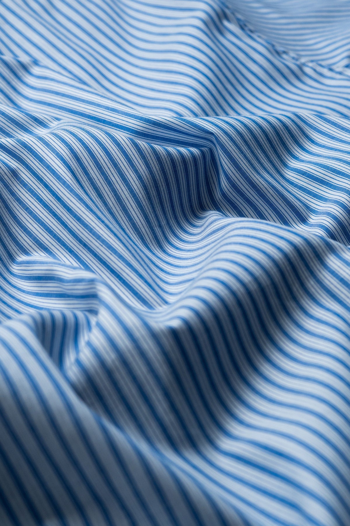 Blue Regular Fit Striped Casual Cotton Shirt for Men (COPRE)