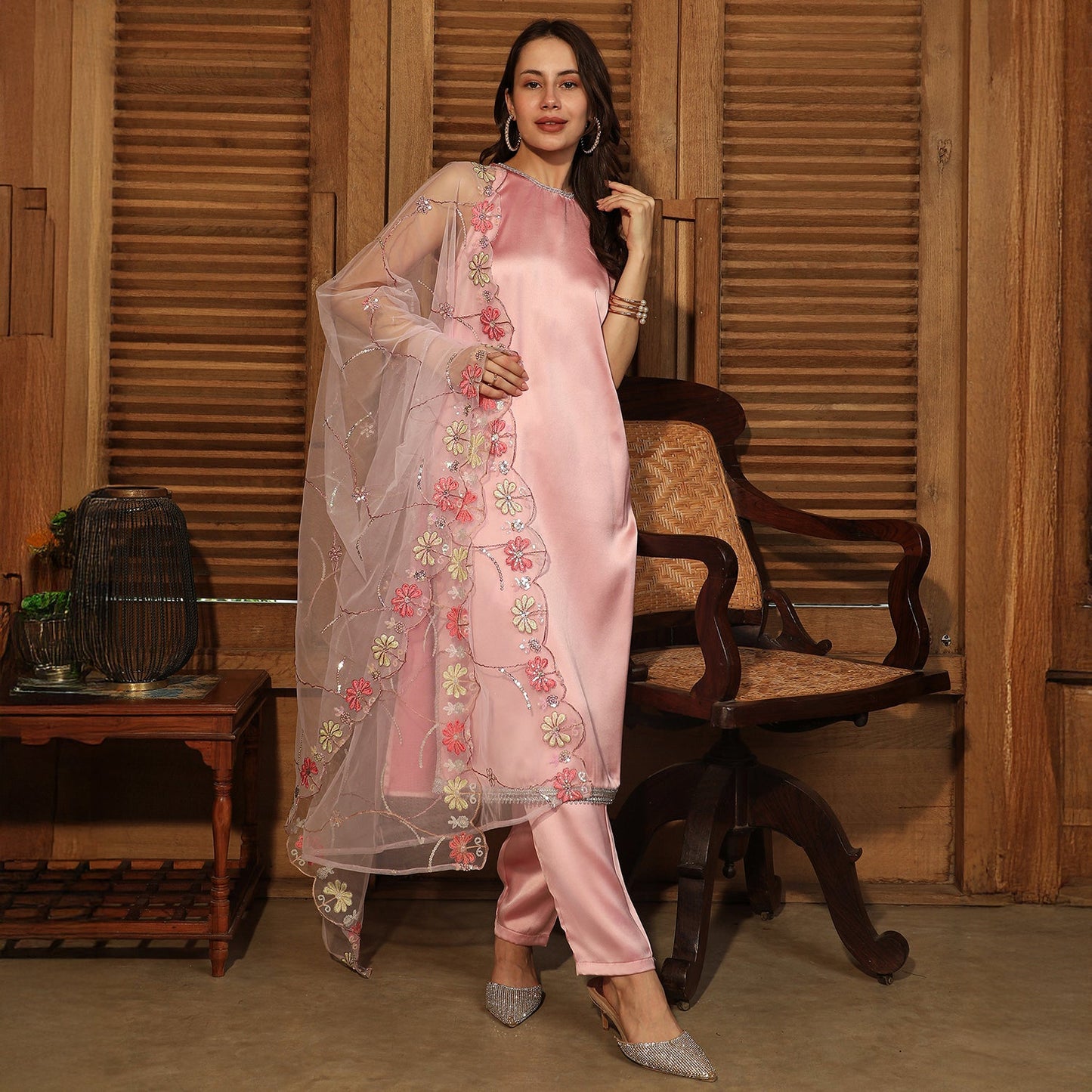 Blush Bloom Kurta Set