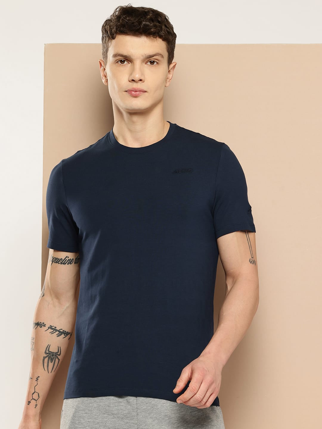 Cotton Flex Tee Midnight Blue