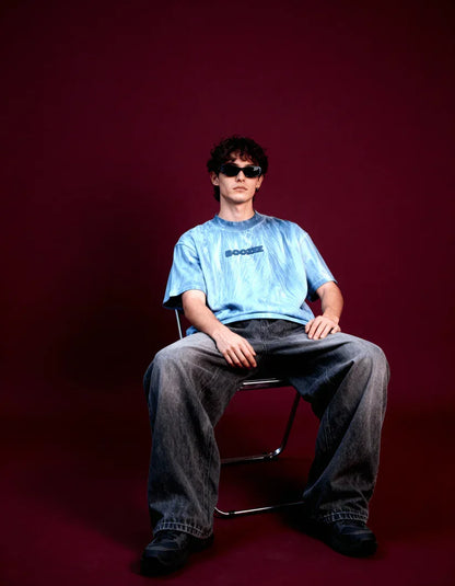 Unisex Blue Ice Dyed T-Shirt