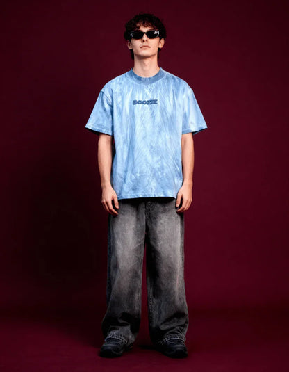 Unisex Blue Ice Dyed T-Shirt