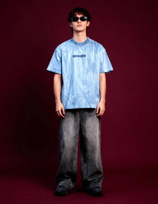 Unisex Blue Ice Dyed T-Shirt