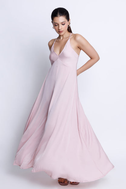Strappy V-Neck Midi