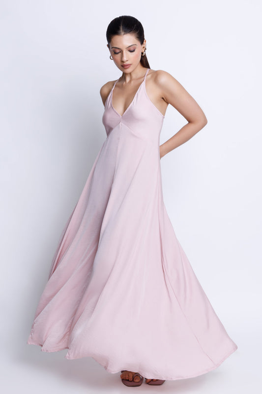 Strappy V-Neck Midi