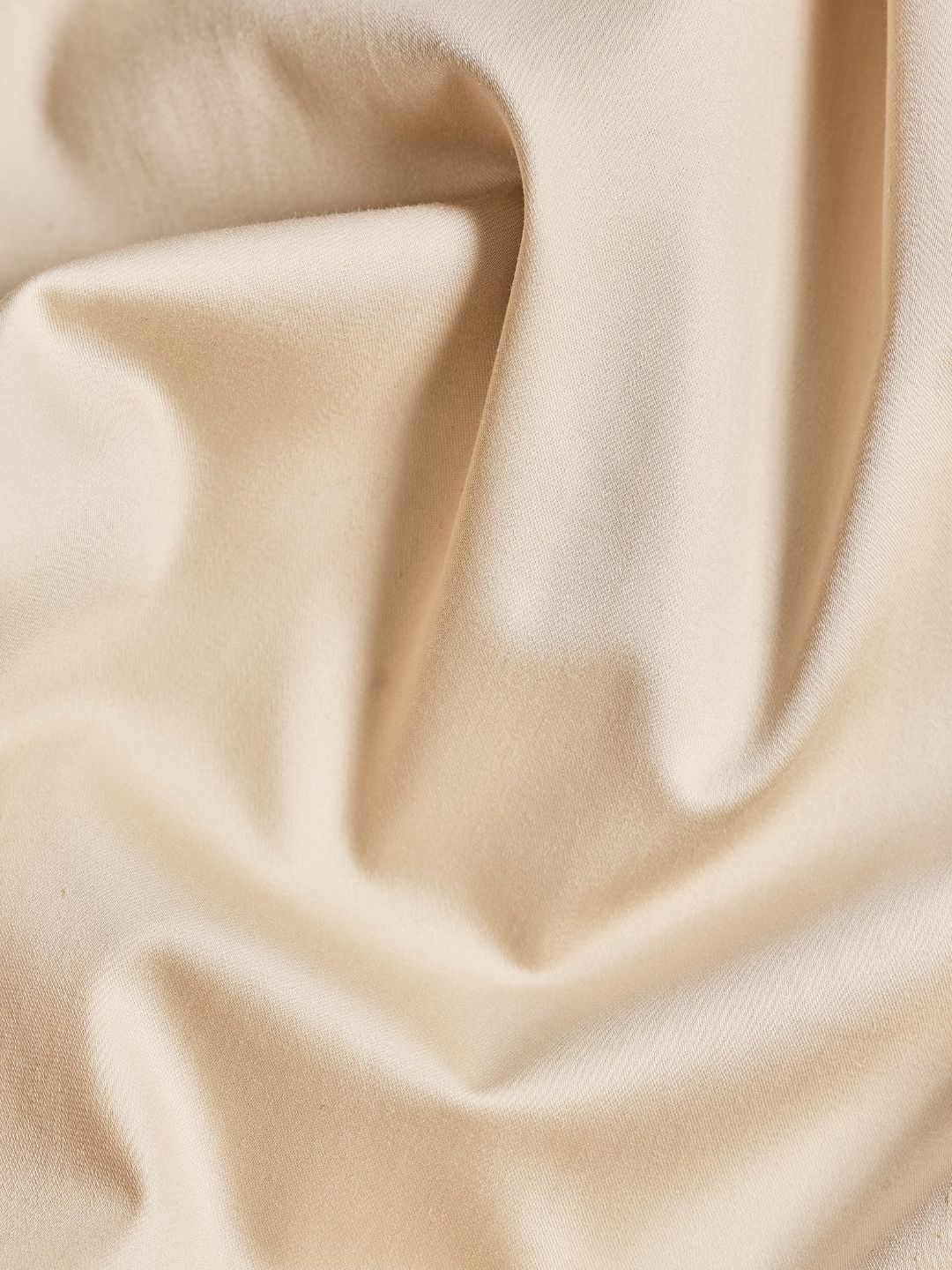 Regular Fit Satin Cream Casual Shirt for Men (SEWEN)