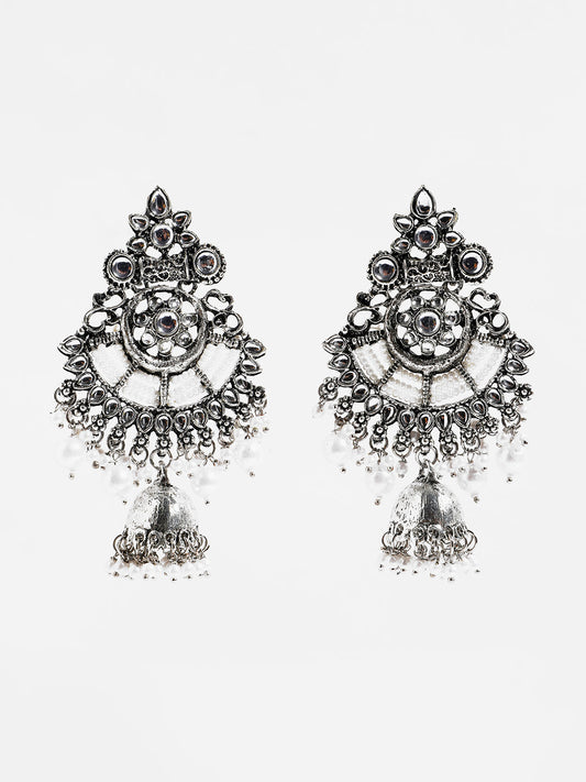 Oxidized Paachi Kundan Pearls