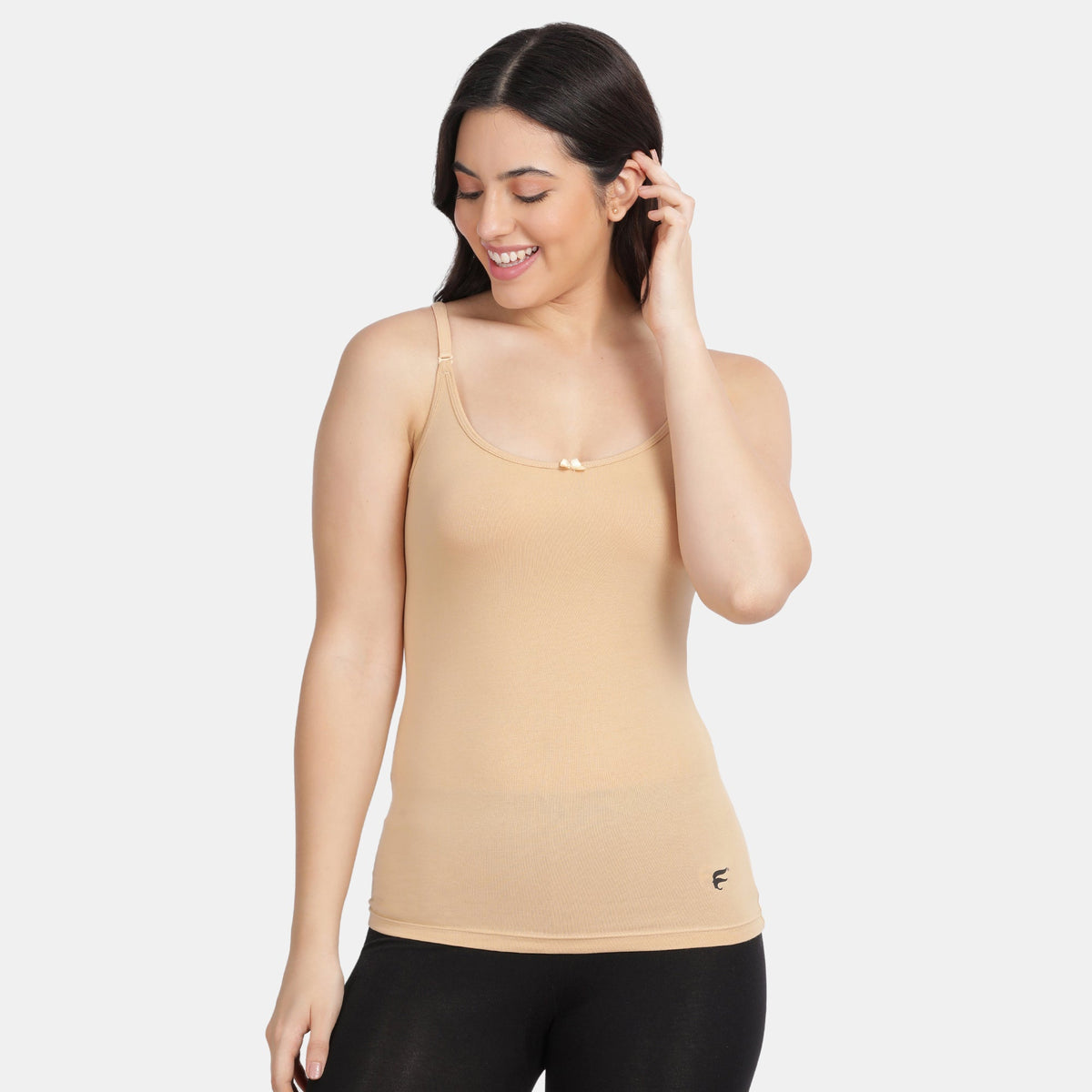Envie Relaxed Fit Scoop Neck Short Length Camisole