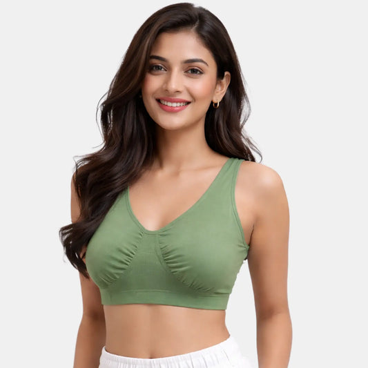 Envie Non-Padded Non-Wired Full Coverage Sleeping Bra