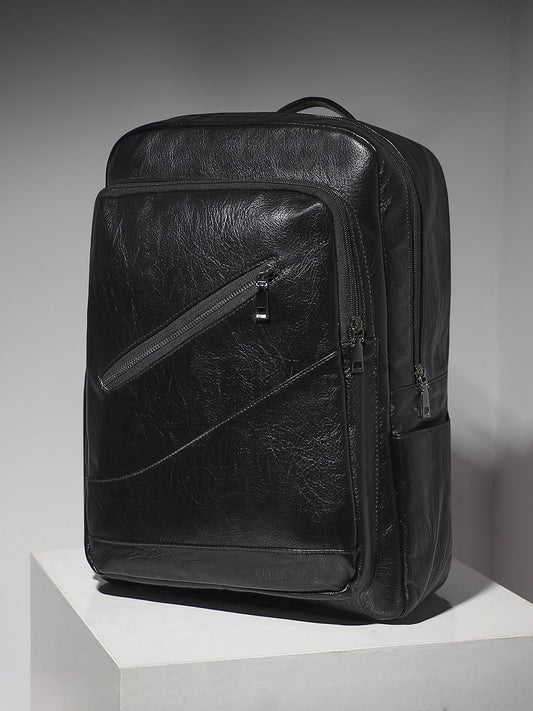 The City Backpack - Grease Black