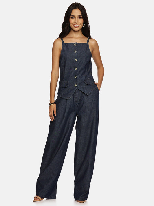 IS.U Dark Blue Co-ord set