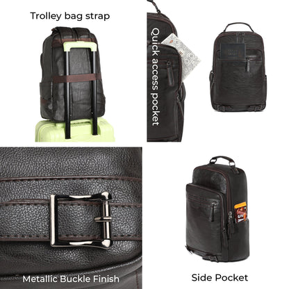 The Wanderer's Odessey Backpack - Cocoa Brown