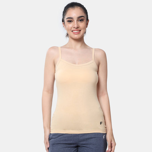 Envie Regular Fit Round Neck Short Length Basic Camisole