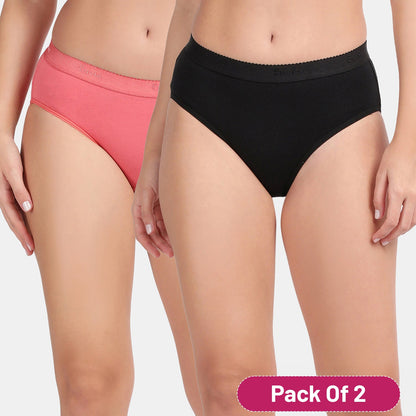 Envie Medium Rise 3/4th Coverage Hipster (Pack of 2)
