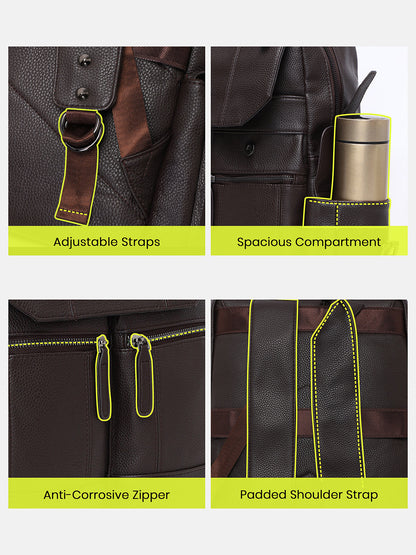 Men's The City Trek Backpack - Coffee Brown