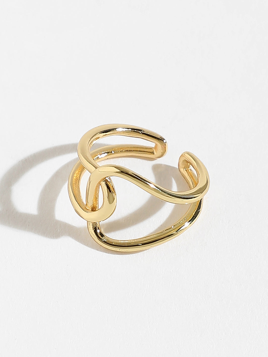 Golden Maze Ring