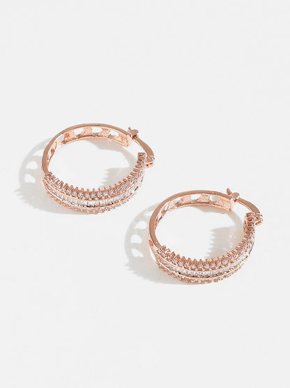Glitzy Glimmer Hoops