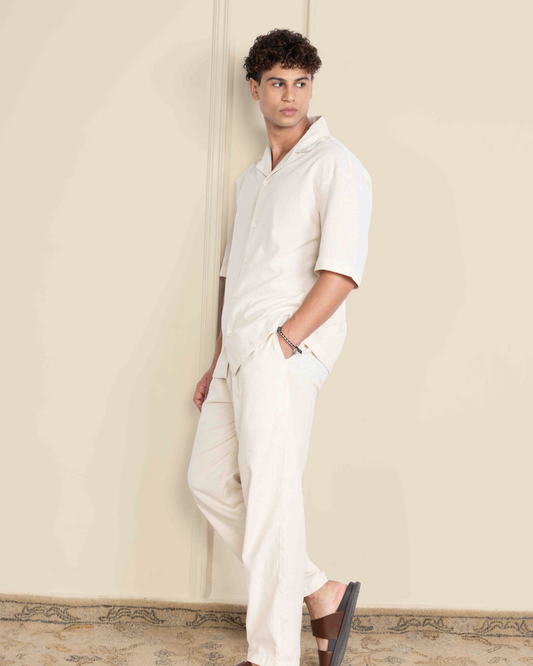 Ivory Renewed Cotton Co-ord Set