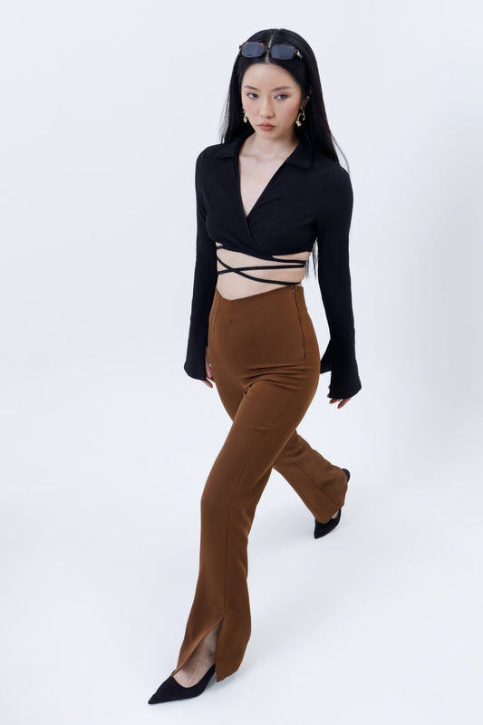 Flare Trousers With Vents