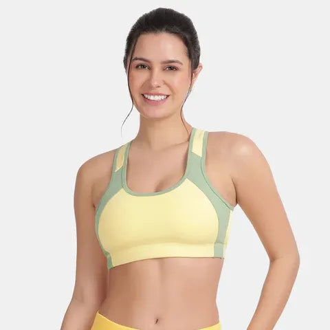 Envie full coverage padded sports bra NVB1051 for workout yoga and everyday comfort