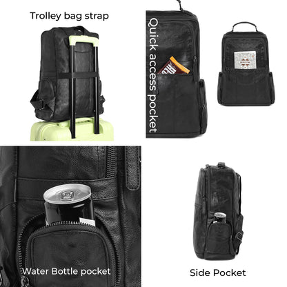 The Urban Safari Backpack - Midnight Black