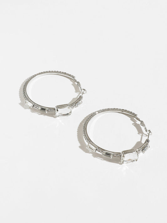 Radiant Rocks Hoop Earrings