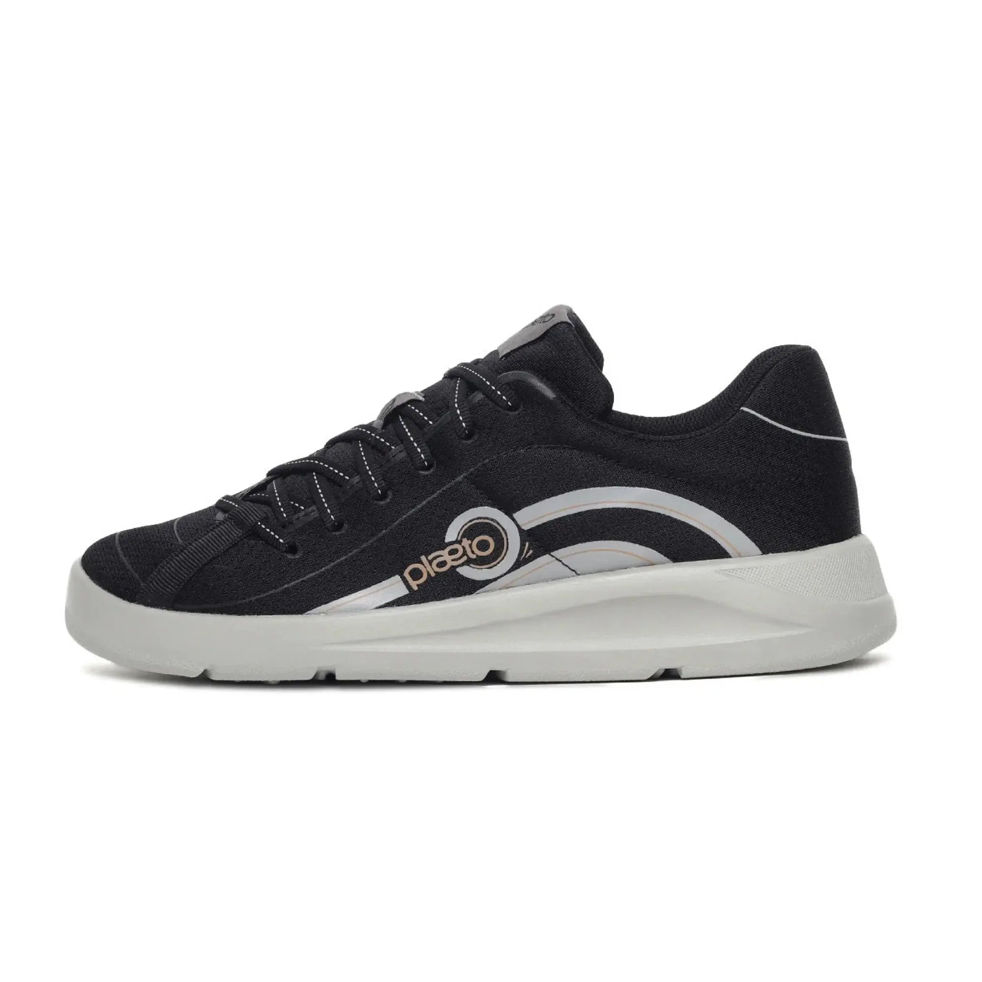 Men's Black Go Trainer Shoes Plaeto