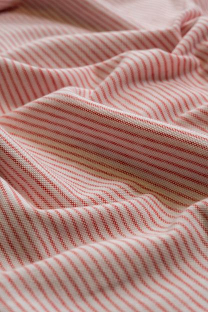 Pink Regular Fit Striped Casual Knit Shirt for Men (LAKO)