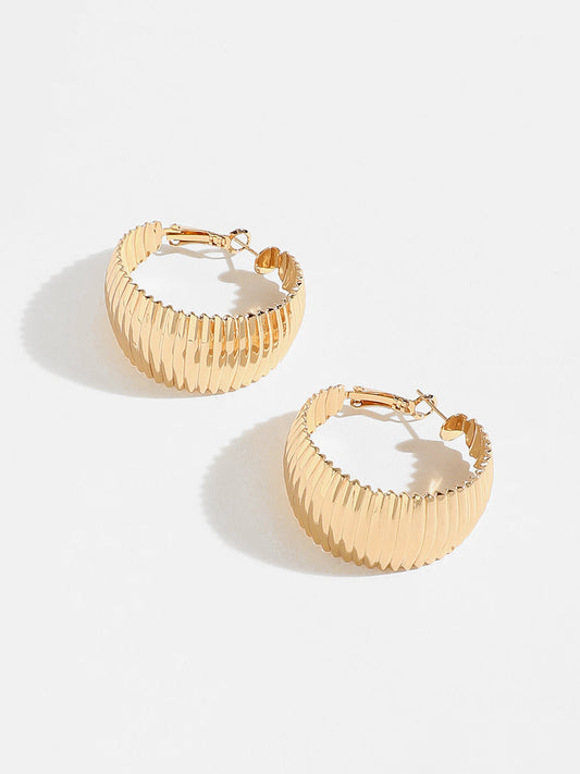 Laid-Back Luxe Hoops