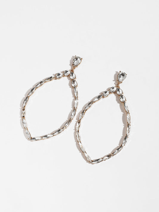 Crystal Cascade Drop Earrings