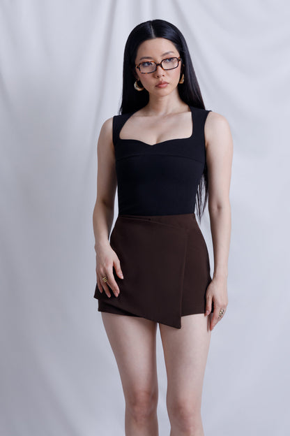 Stretch Sweetheart Neckline Bodysuit
