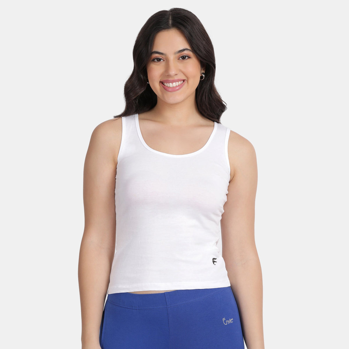 Envie Regular Fit U-Neck Short Length Tank Top