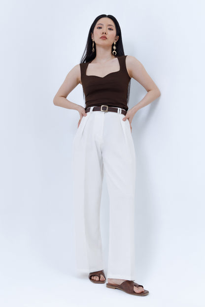Pleated Parallel Trousers