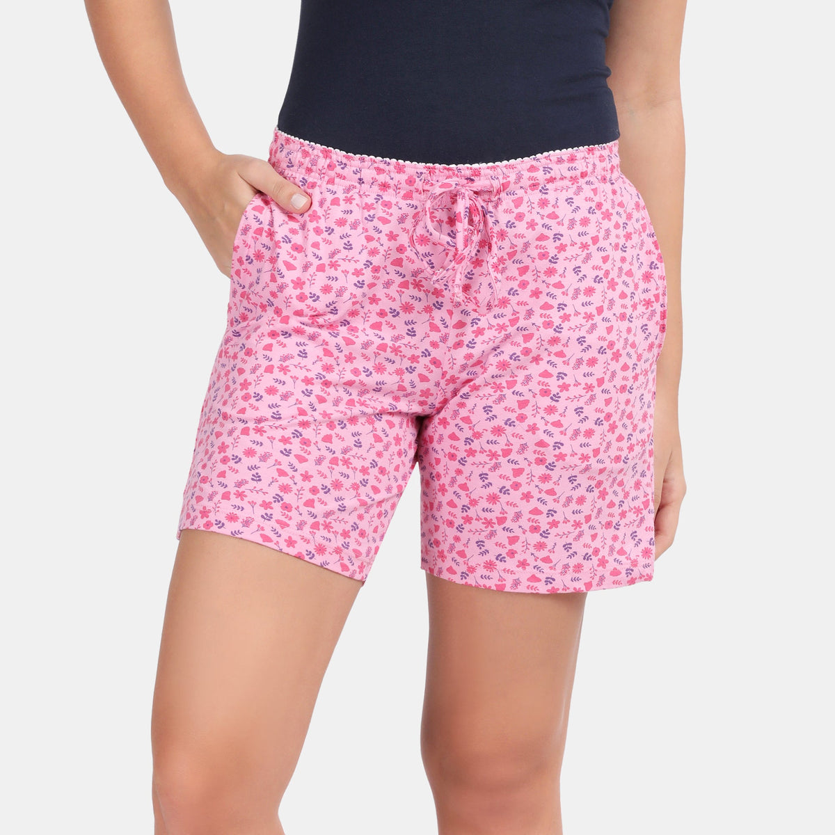 Envie Regular Fit Knitted Shorts - Assorted