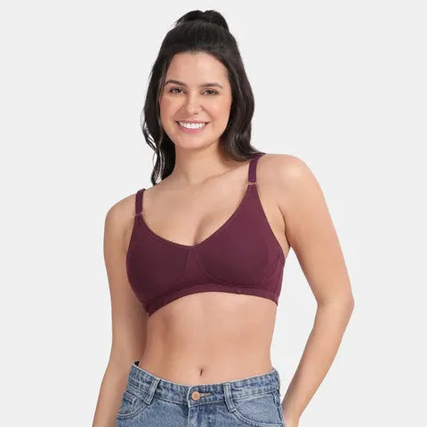 Wine minimiser bra Envie non padded non wired 3/4th coverage comfortable everyday bra