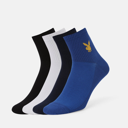 Men’s Playboy Themed High Ankle Socks SocksXpress