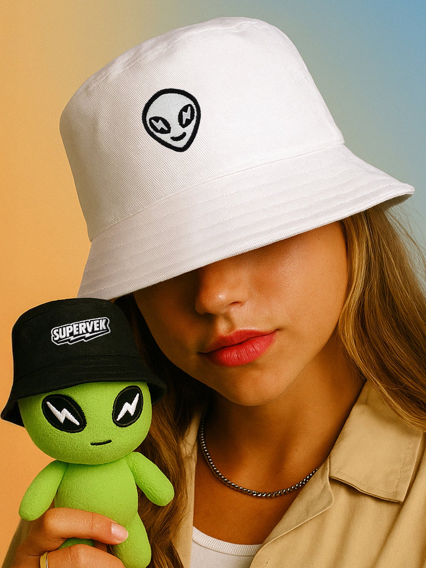 Alien Reversible Bucket Hat