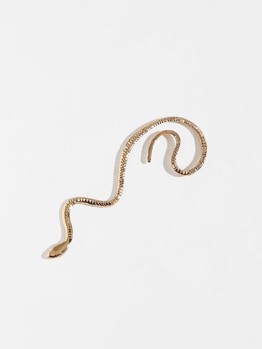 Snake Design Cuff Earrings