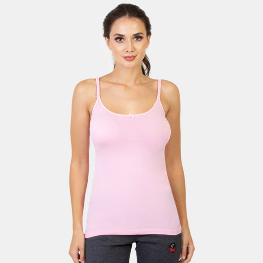 Envie Regular Fit Scoop Neck Hip Length Basic Camisole