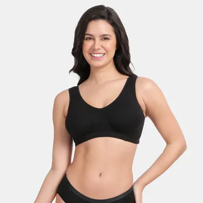 Black sleeping bra Envie non padded non wired full coverage comfortable night wear bra for daily use