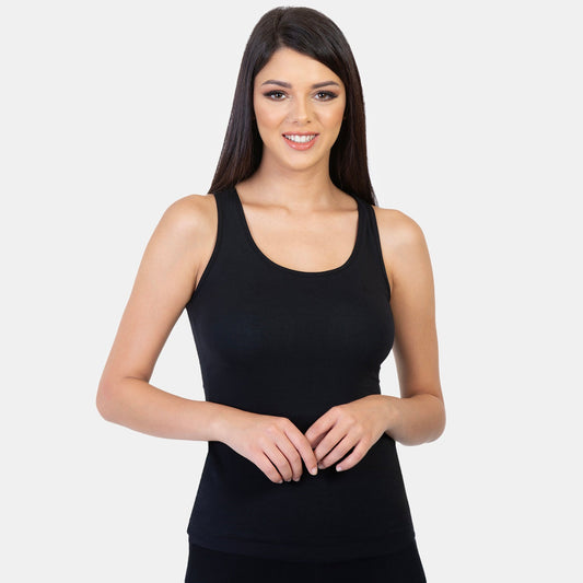 Envie U-Neck Short Length Racerback Tank Top