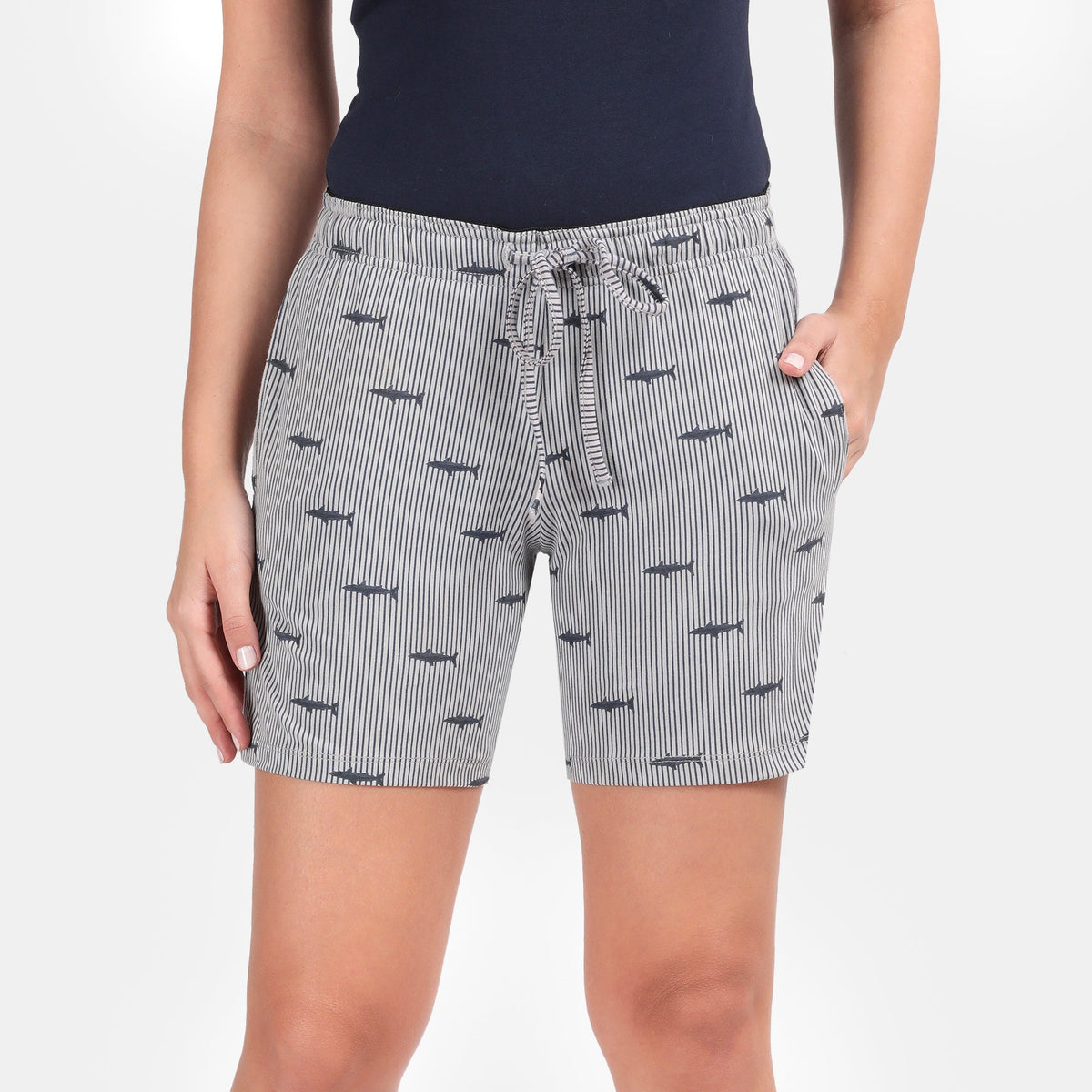 Envie Regular Fit Knitted Shorts - Assorted