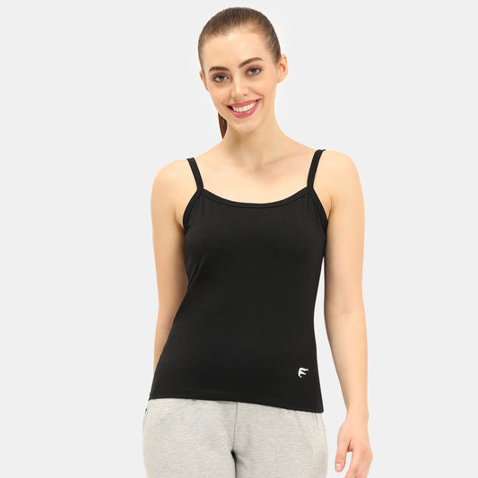 Envie Regular Fit Round Neck Short Length Basic Camisole