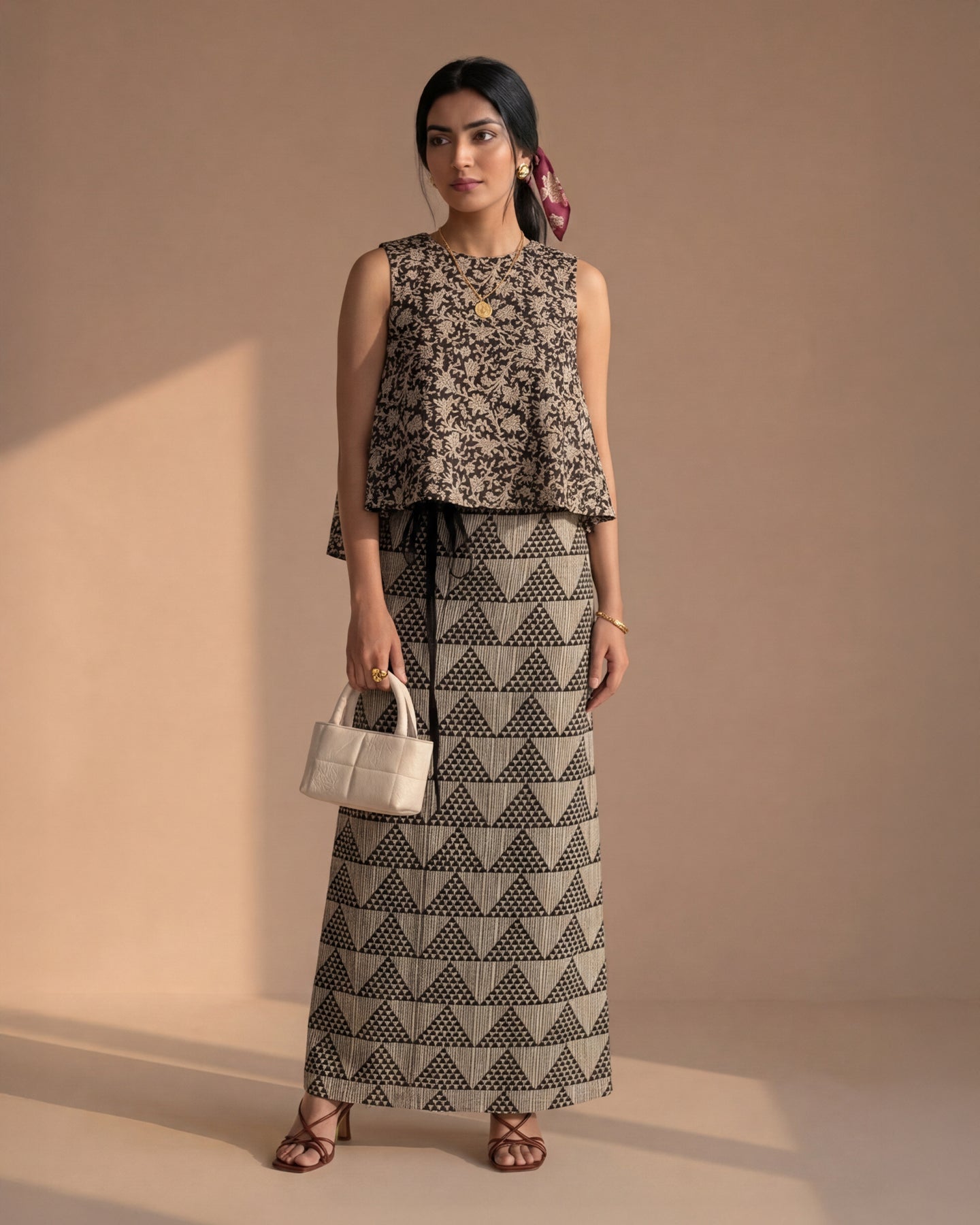 Black Geometric Co-ord
