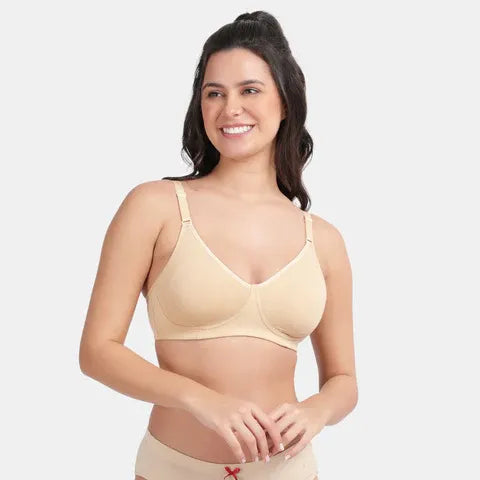 Comfortable nude minimiser bra Envie non wired non padded 3/4th coverage everyday bra