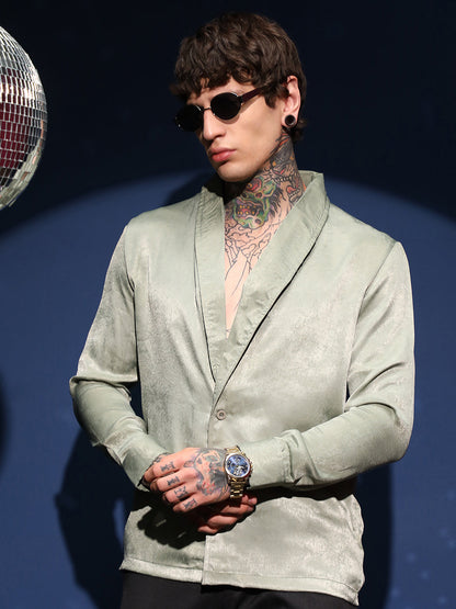 Shawl Collar Shirt